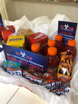 bio one of asheville gift baskets for apd